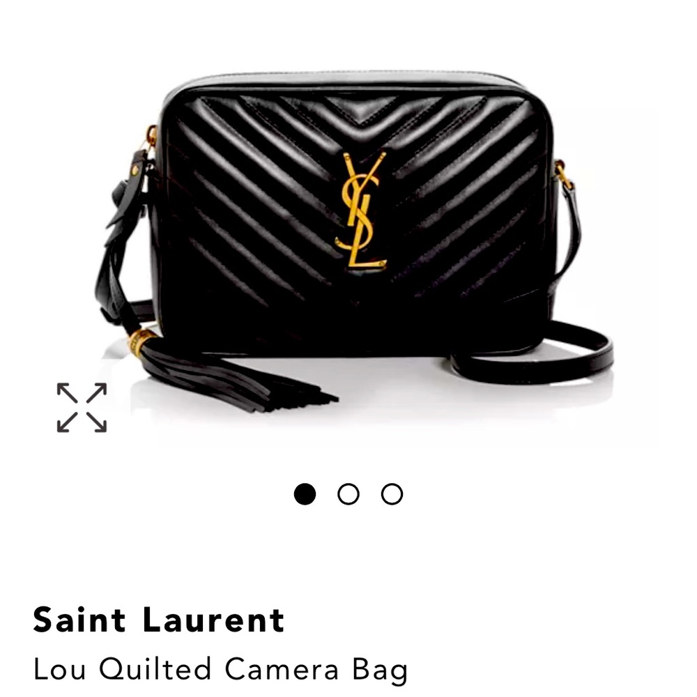 SAINT LAURENT
Lou Medium Monogram YSL Calf Crossbody Bag